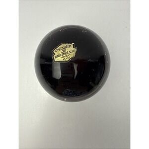 Vintage Cristales de Murano s.a Paperweight Sphere Bubble Amber